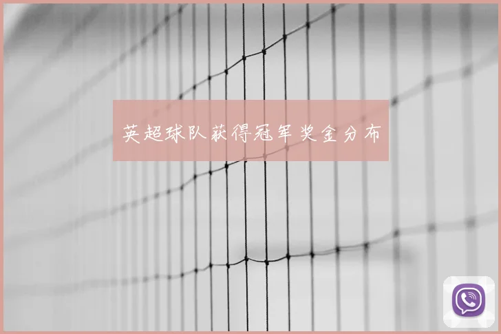 英超球队获得冠军奖金分布